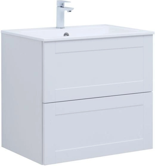 Тумба под раковину Aquanet Терра 70 белый матовый