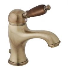 Смеситель CEZARES ELITE-LSM1-02-Nc для раковины,бронза с донным клапаном