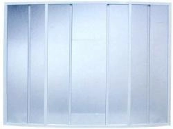 Шторка для ванны Bas Фиеста 1950*1450 (4ств) пластик