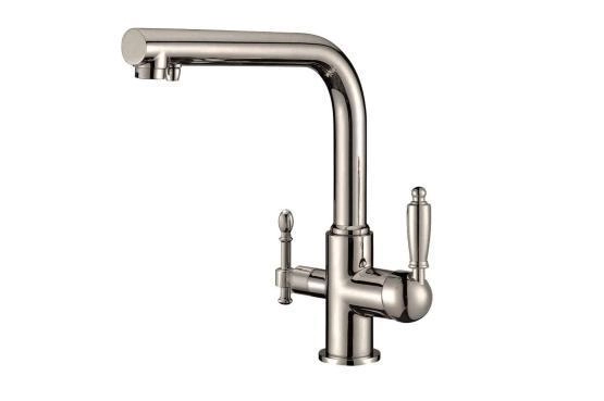 Смеситель для кухни ZORG (ZR 313 YF-33 NICKEL) под фильтр никель