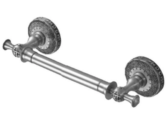 Бумагодержатель ZORG (AZR 07 SL) серебро