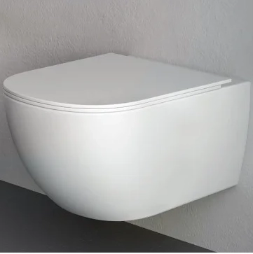 Nic Design Pin унитаз 370x550x290h мм подвесной Rimless, керамика цвет Gloss White