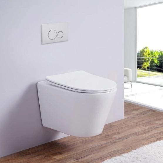 Унитаз Esbano CLAVEL (White) подвесной безободковый микролифт