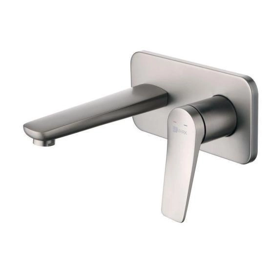 Смеситель Lemark Bronx LM3726GM для раковины, встраиваемый , графит