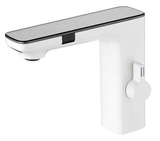 Электронный смеситель beWash Photocell BWAM3BS8042 для раковины белый, 220В/6В