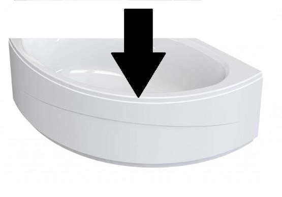 Панель фронтальная Cezares TEBE-150-SCR-L