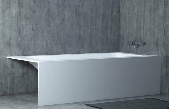 Salini Orlanda 180 ванна СПЕЦ РАЗМЕР 1800х810х600 мм, с литой передней панелью, S-Sense, регулируемые ножки, цвет белый глянцевый