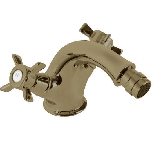 Смеситель CEZARES LORD-BS1-02 для биде,бронза с донным клапаном