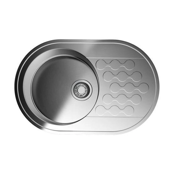 Кухонная мойка Omoikiri Kasumigaura 77-IN нерж.сталь/нержавеющая сталь 4993728