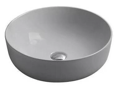 Раковина SantiLine SL-1054MG 41,5x41,5 на столешницу керамическая Серый матовый