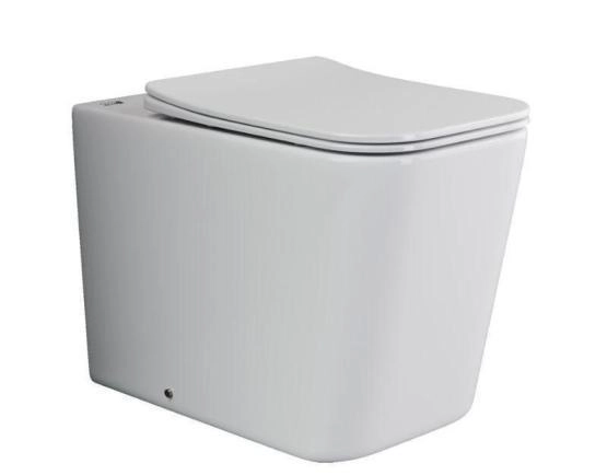 Унитаз Ceramicanova CUBIC Rimless CN1809 напольный с сиденьем SoftClose