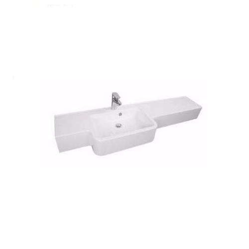 Раковина Акватон Hotel-B 140 1A709631PI01L литьевой мрамор левая