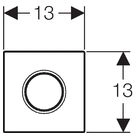 Система управления смывом для писсуаров Geberit Sigma01 116.011.21.5