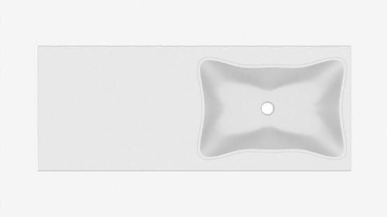 Раковина Marko над стиральной машиной Клевер 120 реверсивная