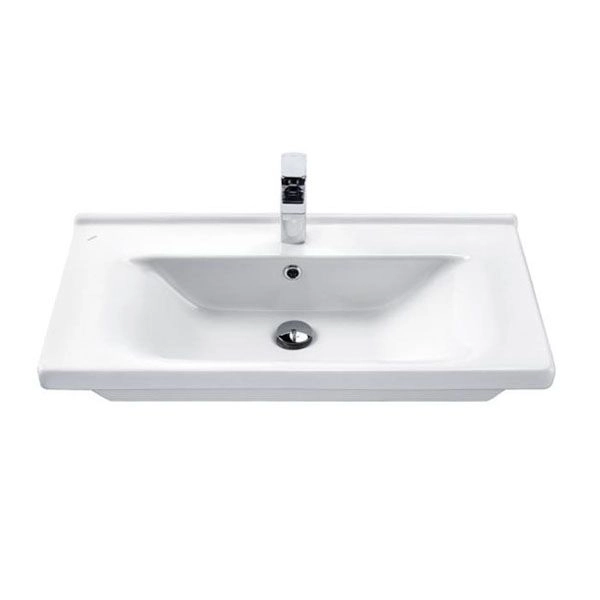 Тумба с раковиной Comforty Парма-80 дуб дымчатый