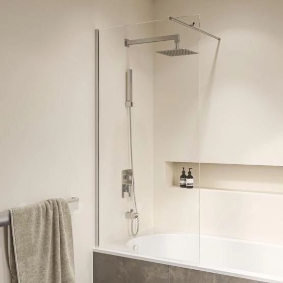 Шторка на ванну RGW Screens SC-050 60 см прозрачное Хром неподвижная 351105006-11