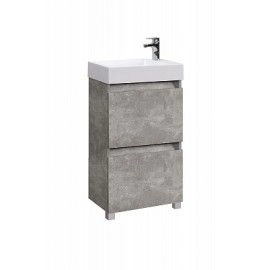 Тумба Belux Темпо Н 50-01 Бетон Чикаго напольная под умывальник Темпо 500