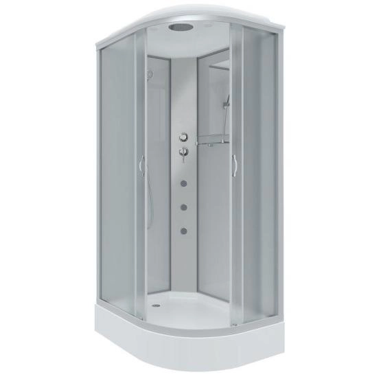 Душевая кабина Niagara NG-3312-14LG 1200х800х2150 низкий поддон 13см стекло матовое