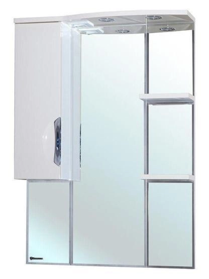 Зеркало-шкаф Bellezza Лагуна 75 L с подсветкой белый