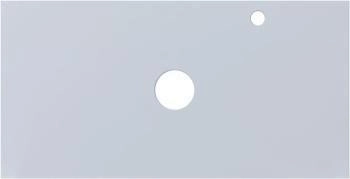 Столешница для раковины Aquanet Арт 90 белый матовый МДФ