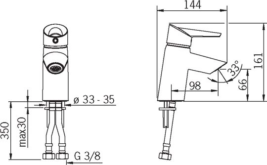 Смеситель для раковины Oras Optima 2710F