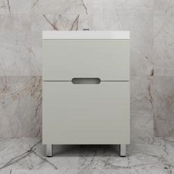 Тумба Style Line "Матис 60" ЛС-00002432 напольная под ASTI 60 (2 ящика), ОЛИВА, ЭМАЛЬ