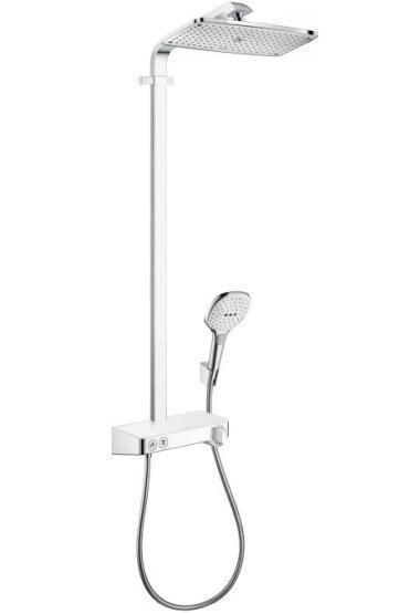 Hansgrohe Raindance Select 27288400 Душевая система Showerpipe 360 1jet ST белый хром