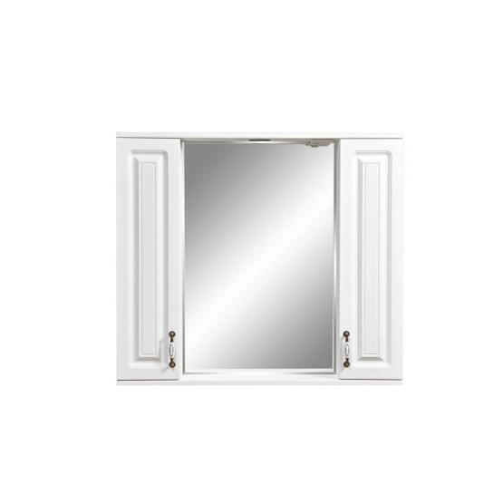 Зеркало-шкаф Stella Polar Кармела 90/С, ольха белая