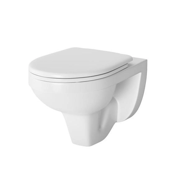 Унитаз подвесной Damixa Jupiter DX77C1738SC с сиденьем микролифт белый