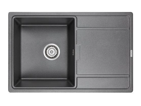 Мойка для кухни Paulmark FLUGEN, PM217850-DG, графит, 780х500 мм
