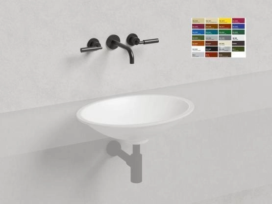 Раковина Salini MAREA 11 RAL S-Stone покраска RAL матовая 55x40 1802211MF встраиваемая