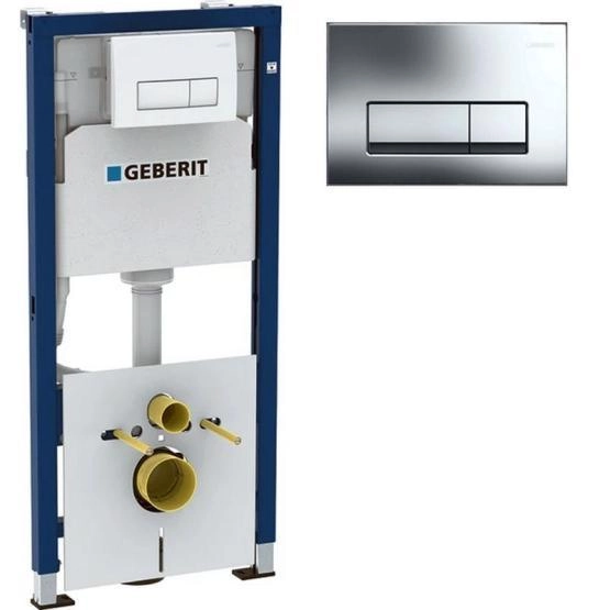 Инсталляция Geberit Duofix 458.128.21.1 4 в1 для унитаза