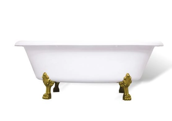 Ванна AquaStone Оливия ножки бронза 180х90 иск. камень