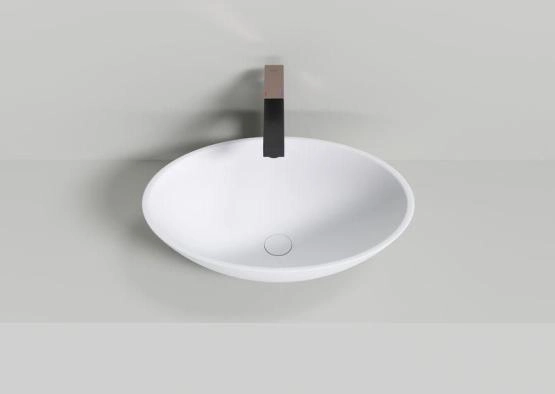 Раковина NT BAGNO NT403 RAVENNA 500x350 искусственный камень белый матовый