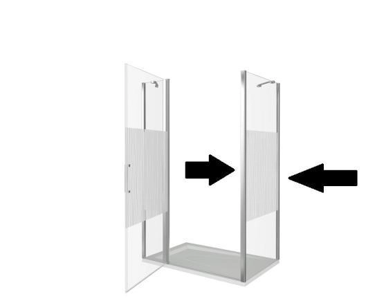 Боковая стенка GOOD DOOR Pandora SP-80-T-CH 80x185 см