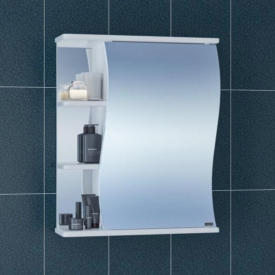 Зеркальный шкаф СаНта Волна 60, правый 101014