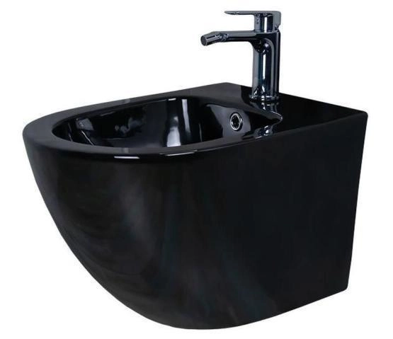 Биде Gid BDP-96BL 48 см подвесное черный глянцевый