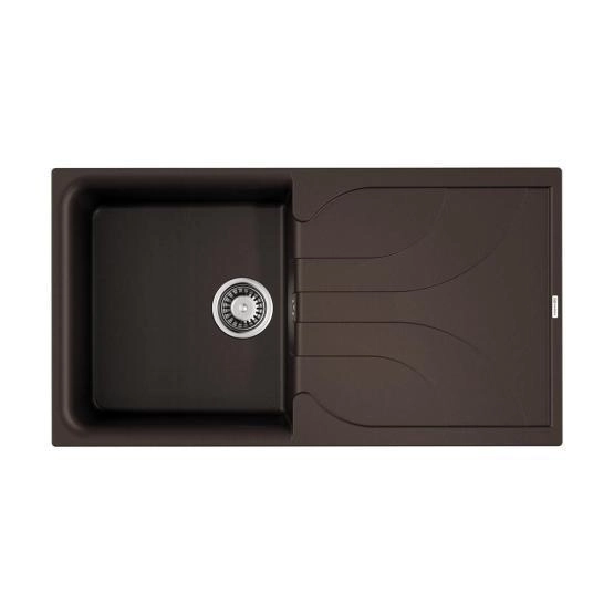Кухонная мойка Omoikiri Yasugata 100-DC Tetogranit/темный шоколад 4993848