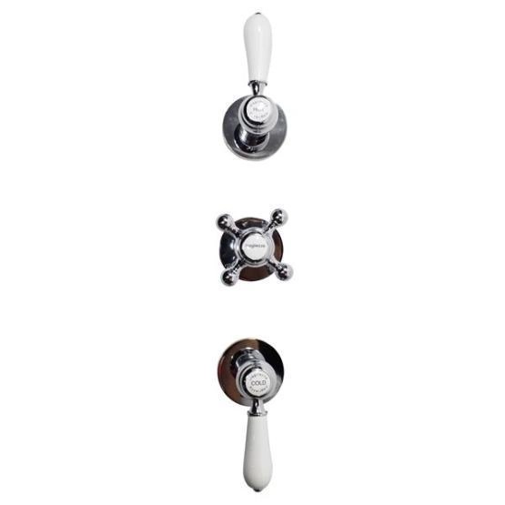 Встроенный Смеситель Magliezza BIANCO 50668-cr на 2 режима хром
