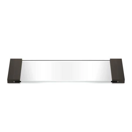 Decor Walther Classic Tab 34 Лоток универсальный 34x12см, прозрачное стекло, настольный, цвет: темная бронза