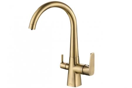 Смеситель для кухни ZORG Steel Hammer (SH 819 BRONZE) бронза