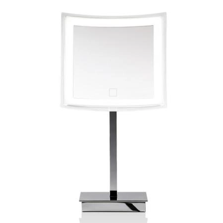 Decor Walther BS 83 Touch Косметическое зеркало 23x21xh41.5см, настольное, увел. 5x, сенсорный вкл., подсветка LED, цвет: хром