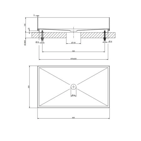 GESSI 316 Раковина 60x35 см., для установки на столешницу, без перелива, нержавеющая сталь, цвет: Black XL