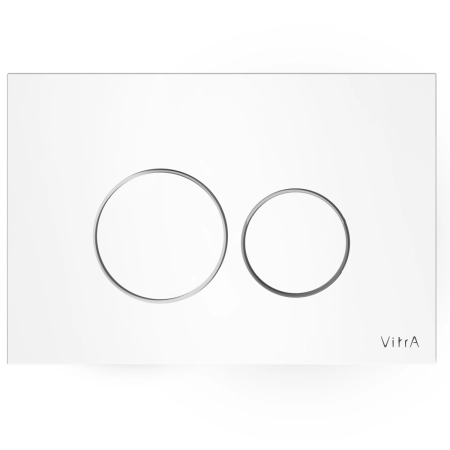 Кнопка смыва для инсталляции VitrA Origin  740-1600 белая двойной смыв