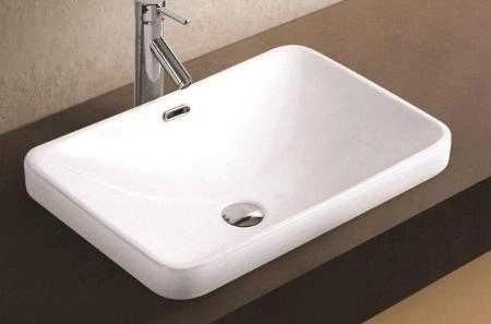 Раковина Ceramalux Серия N 78441 58x39 встраиваемая