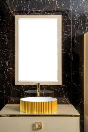 Зеркало Boheme Dolce Светлое золото 105x70см 567-Light Gold