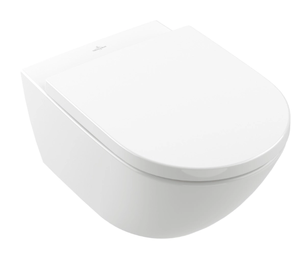 Villeroy&Boch Subway 3.0 комби упаковка: унитаз подвесной с вертикальным смывом TwistFlush 4670 T0 XX, сиденье для унитаза с функцией QuickRelease и SoftClosing 8M42 S1 01, горизонтальный выпуск, цвет альп.белый