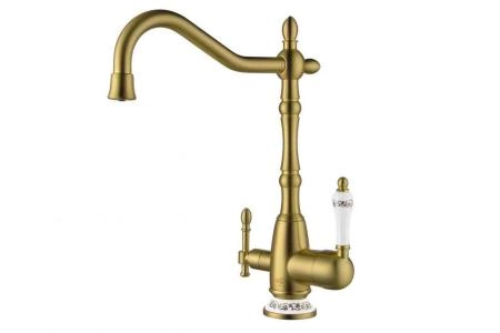 Смеситель для кухни ZORG Sanitary (ZR 312 YF-50-BR) бронза