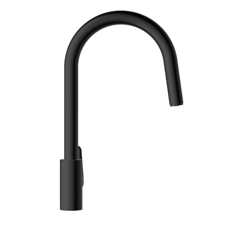 Смеситель VitrA Flow Soft  A4344536EXP с поворотным изливом однорычажный матовый черный латунь