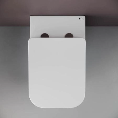 Унитаз Ceramicanova CUBIC Rimless CN1809 напольный с сиденьем SoftClose